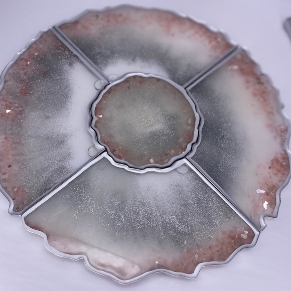 Handcrafted Luxury Resin Coaster Set (Custom) - Picture 9 of 9